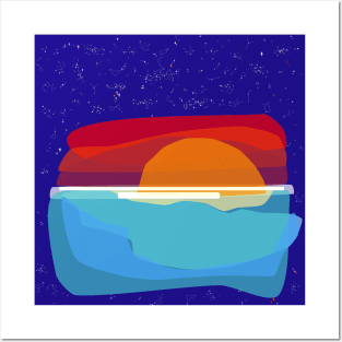 Polar Sunset Posters and Art